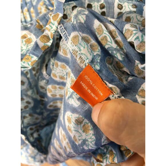 Oliphant Pintuck Ruffle Sleeve Blouse size XL - Picture 5 of 6